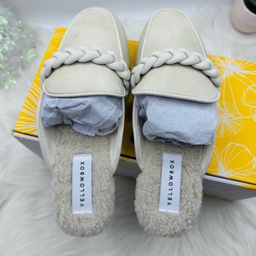 YELLOW BOX Bliss Lined Mules size 7.5M - Picture 3 of 9